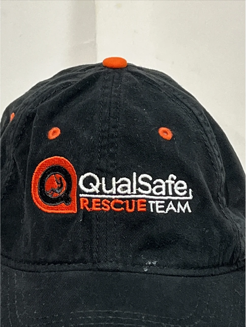 Qual Safe Rescue Team Confined Space Rope Repelling Black Baseball Cap